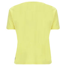 Carica l&#39;immagine nel visualizzatore di Gallery, FREDDY - T-Shirt Corta in Jersey Leggero Fluo con Piccolo Logo Argentato
