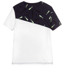 Carica l&#39;immagine nel visualizzatore di Gallery, Desigual TS Lenny 19SBTK20 T-Shirt Manica Corta Bambino Blu Bianco
