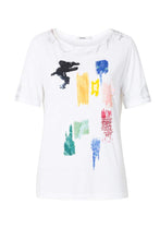 Carica l&#39;immagine nel visualizzatore di Gallery, Desigual T-Shirt Donna Modello Canterbury Bianco
