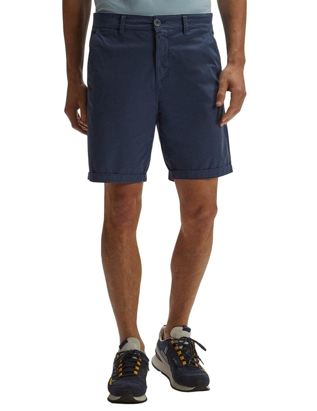 NORTH SAILS Chino Uomo Pantaloncini in Popeline di Cotone Stretch con Tasche Funzionali - Gamba Dritta e vestibilità Slim