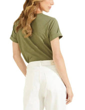 Carica l&#39;immagine nel visualizzatore di Gallery, Guess T-Shirt Donna ES 1981 Roll Cuff
