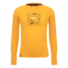 Carica l&#39;immagine nel visualizzatore di Gallery, SALEWA Pure Graphic Dry K L/S Tee Maglietta a Maniche Lunghe Unisex-Bimbi
