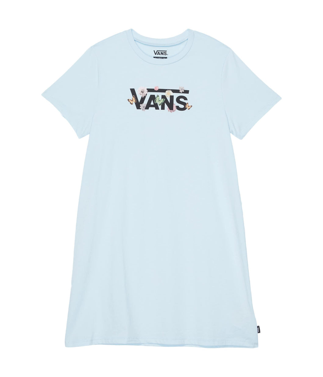 Vans Butterfly Floral Dress Vestito Casual, Delicate Blue, XL Bambina