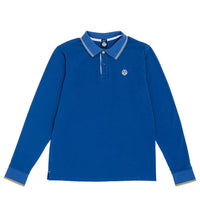 Carica l&#39;immagine nel visualizzatore di Gallery, NORTH SAILS Uomo Stretch Polo Camicia in Blu Oceano Cotone Maniche Lunghe con Abbottonatura e Spacchi Laterali sul Fondo - XXL
