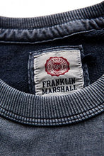 Carica l&#39;immagine nel visualizzatore di Gallery, Franklin and Marshall Fleece Fleece Round Neck Long Navy Felpa Girocollo e Taschino

