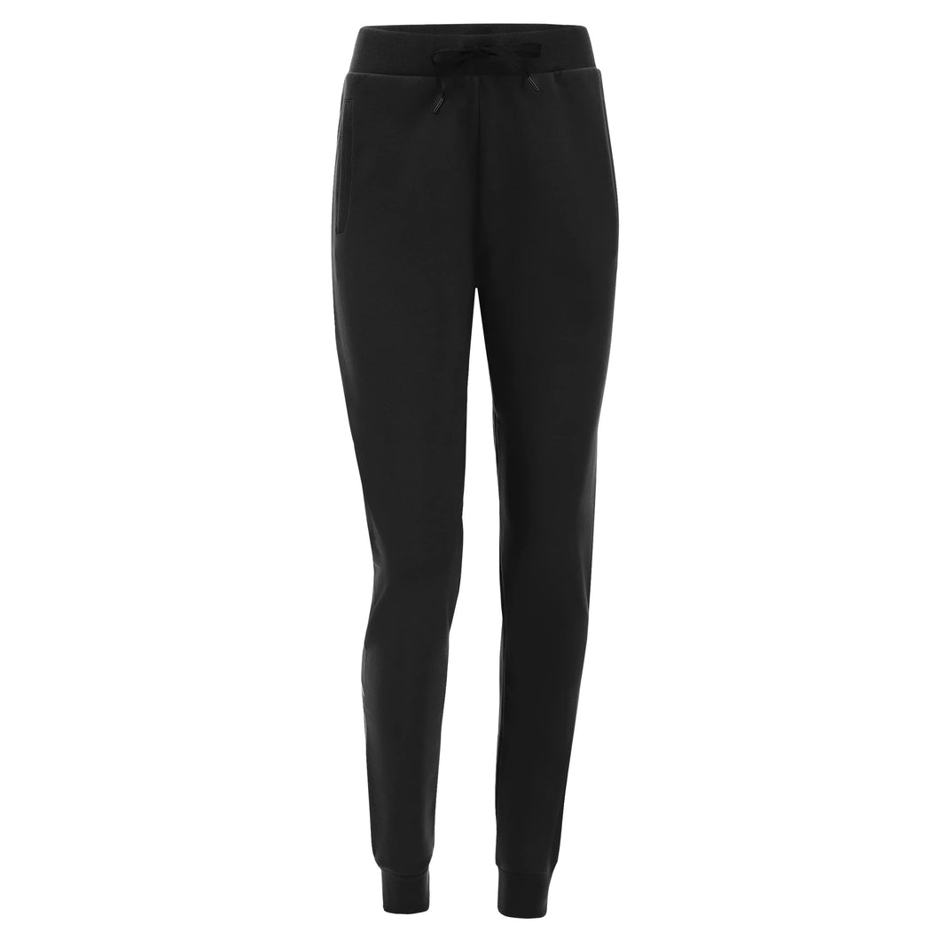 FREDDY - Pantaloni Joggers con Stampa Bianca E Oro A Fondo Gamba