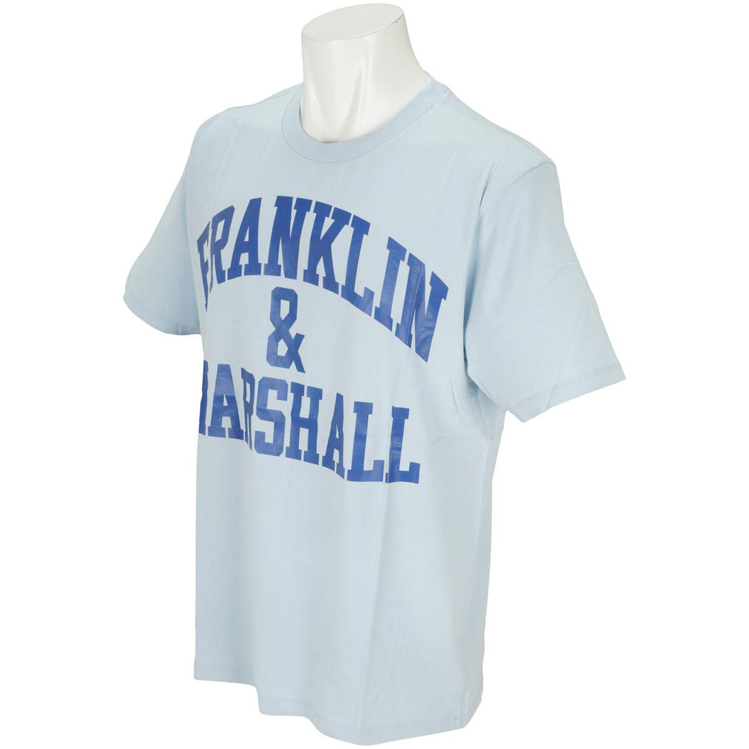 Franklin & Marshall – T-shirt con Logo Blu pastello