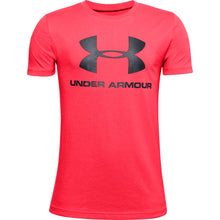 Carica l&#39;immagine nel visualizzatore di Gallery, Under Armour Sportstyle Logo Short Sleeve T-Shirt Manica Lunga Bambini e Ragazzi
