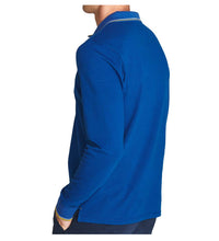 Carica l&#39;immagine nel visualizzatore di Gallery, NORTH SAILS Uomo Stretch Polo Camicia in Blu Oceano Cotone Maniche Lunghe con Abbottonatura e Spacchi Laterali sul Fondo - XXL
