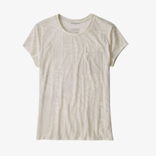 Carica l&#39;immagine nel visualizzatore di Gallery, Patagonia Women&#39;s Mainstay Tee T-shirt Donna manica corta Kelp and Sand Big: Dyno White
