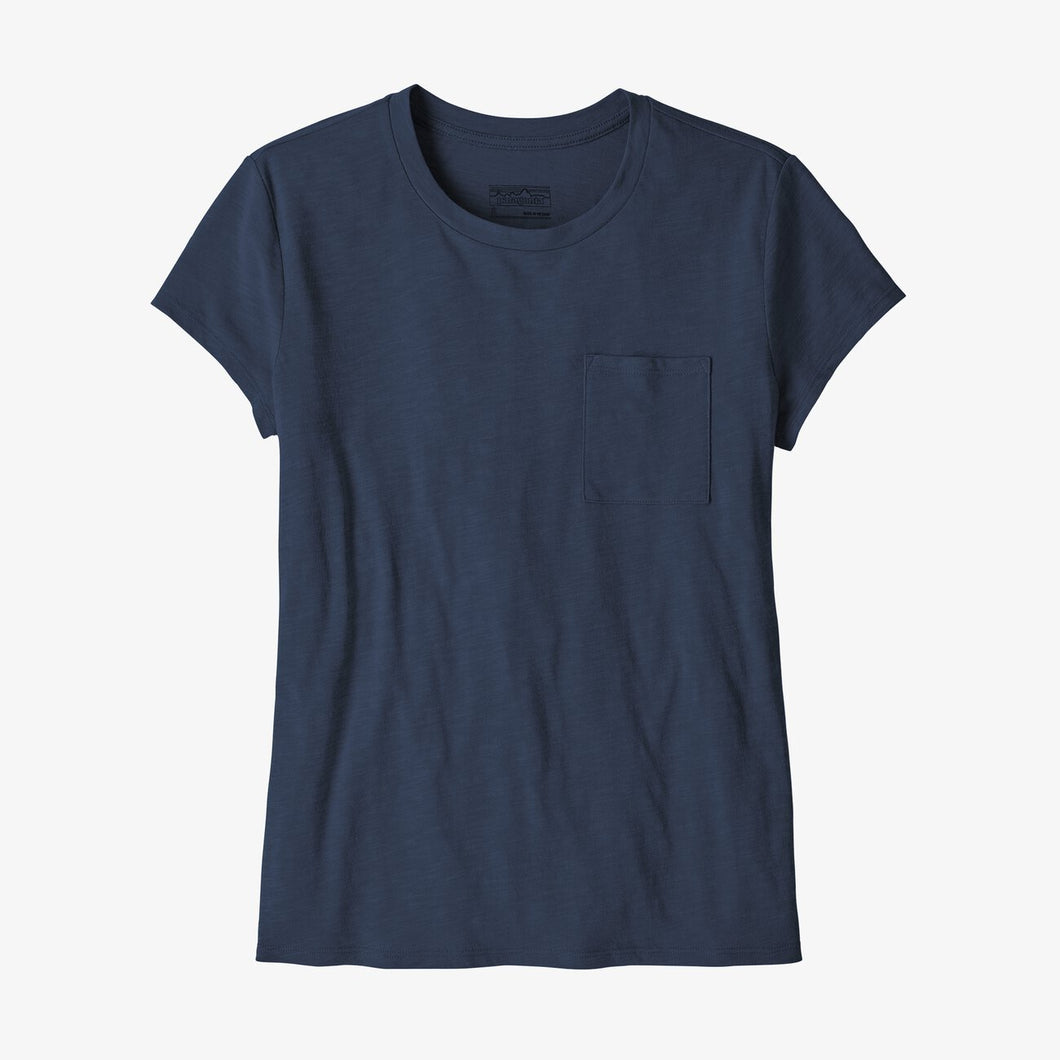 Patagonia Women's Mainstay Tee T-shirt Donna manica corta blu new navy