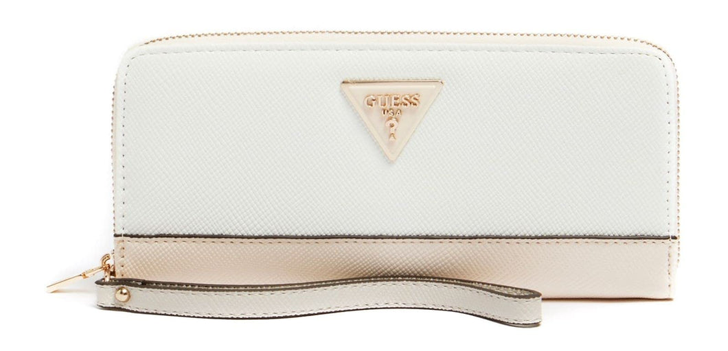 Guess, Laurel Portafoglio grande con zip intorno Donna, Taglia unica
