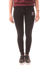 Carica l&#39;immagine nel visualizzatore di Gallery, Franklin &amp; Marshall pantalone donna legging in felpa Nero
