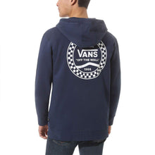 Carica l&#39;immagine nel visualizzatore di Gallery, Vans Felpa Uomo Zip e Cappuccio Side Stripe Blu (S)
