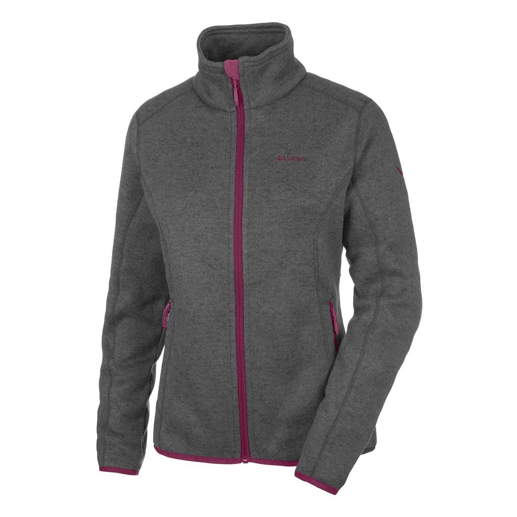 Salewa Kitz 3 Pl M Fz Giacca, Donna, Grigio, 44/38