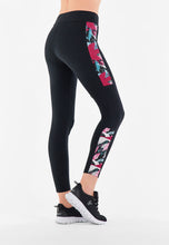 Carica l&#39;immagine nel visualizzatore di Gallery, FREDDY - Leggings 7/8 Vita Alta Bande Laterali A Fantasia Floreale
