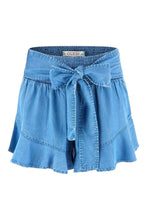 Carica l&#39;immagine nel visualizzatore di Gallery, GUESS Shorts Donna Nenita Belt Short ES23GU94 Blu Denim W3GD0KD4ZL3
