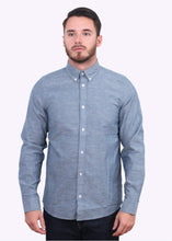 Carica l&#39;immagine nel visualizzatore di Gallery, CARHARTT WIP Carhartt Camicia Manica Lunga Long Sleeve Kyoto Shirt - Blue Stone Wash
