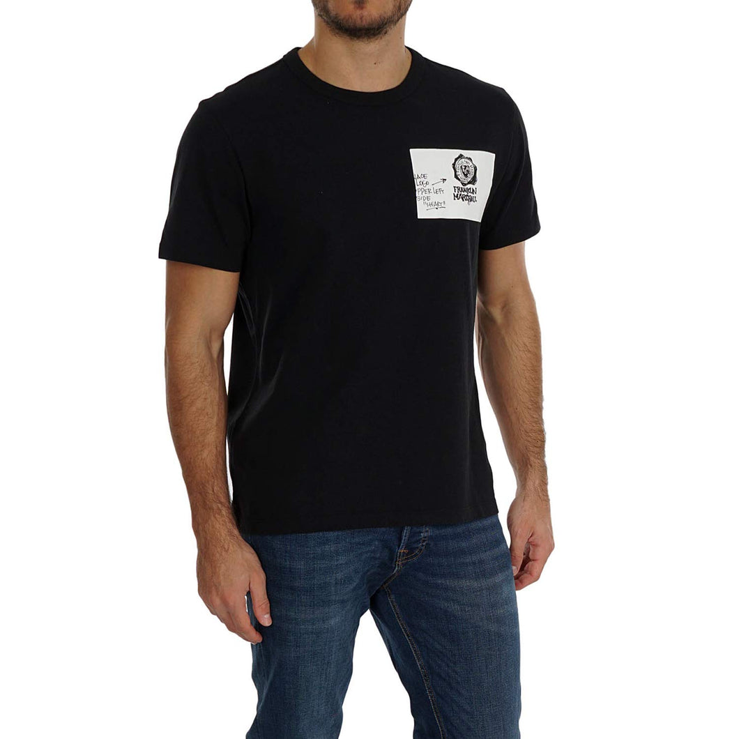 Franklyn marshall - T-Shirt da Uomo Nero in TSMF260ANW18