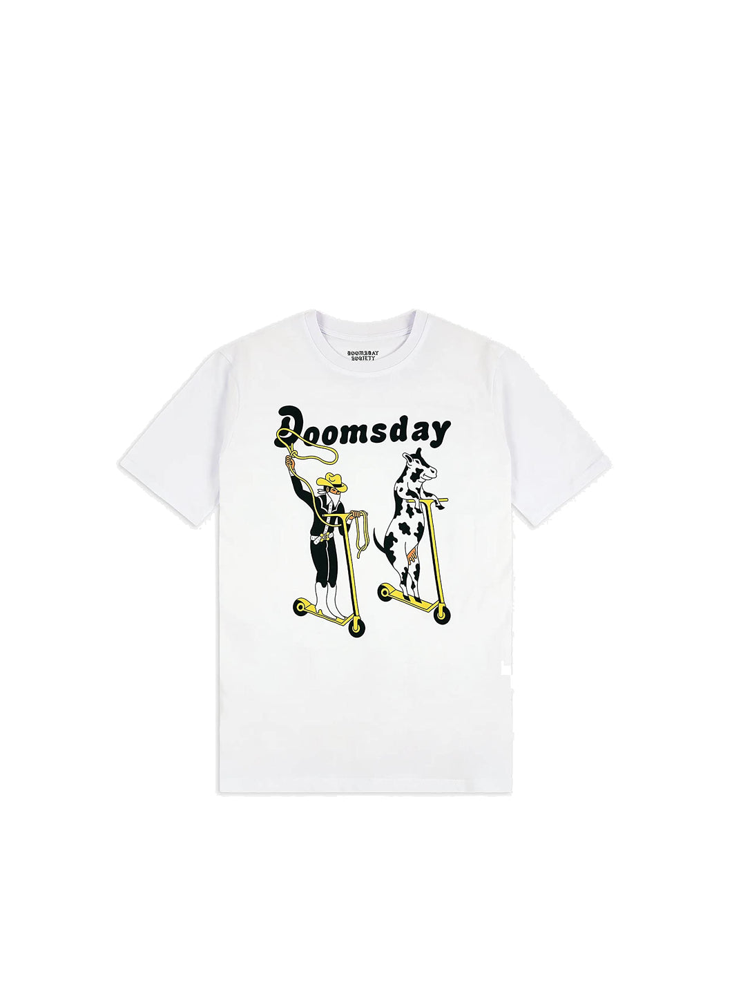 DOOMSDAY T-Shirt Maniche Corte Uomo Modern Cowboy White XL