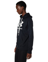 Carica l&#39;immagine nel visualizzatore di Gallery, Under Armour Rival Fleece Logo Hoodie 1356318-001, Womens Sweatshirt, Black, M EU
