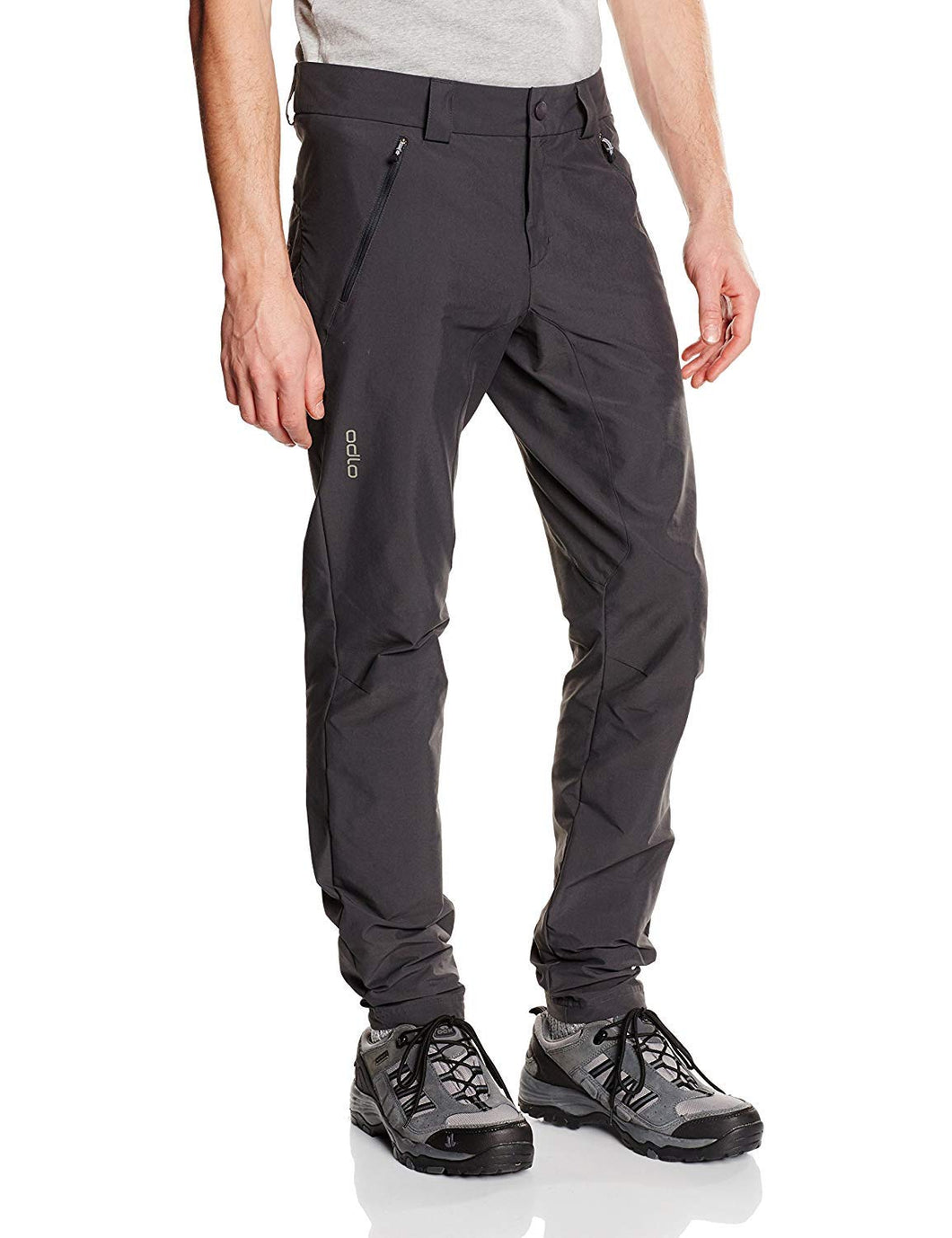 Odlo Pantaloni da Uomo Pantaloni Spoor, Graphite Grey, 48, 527812