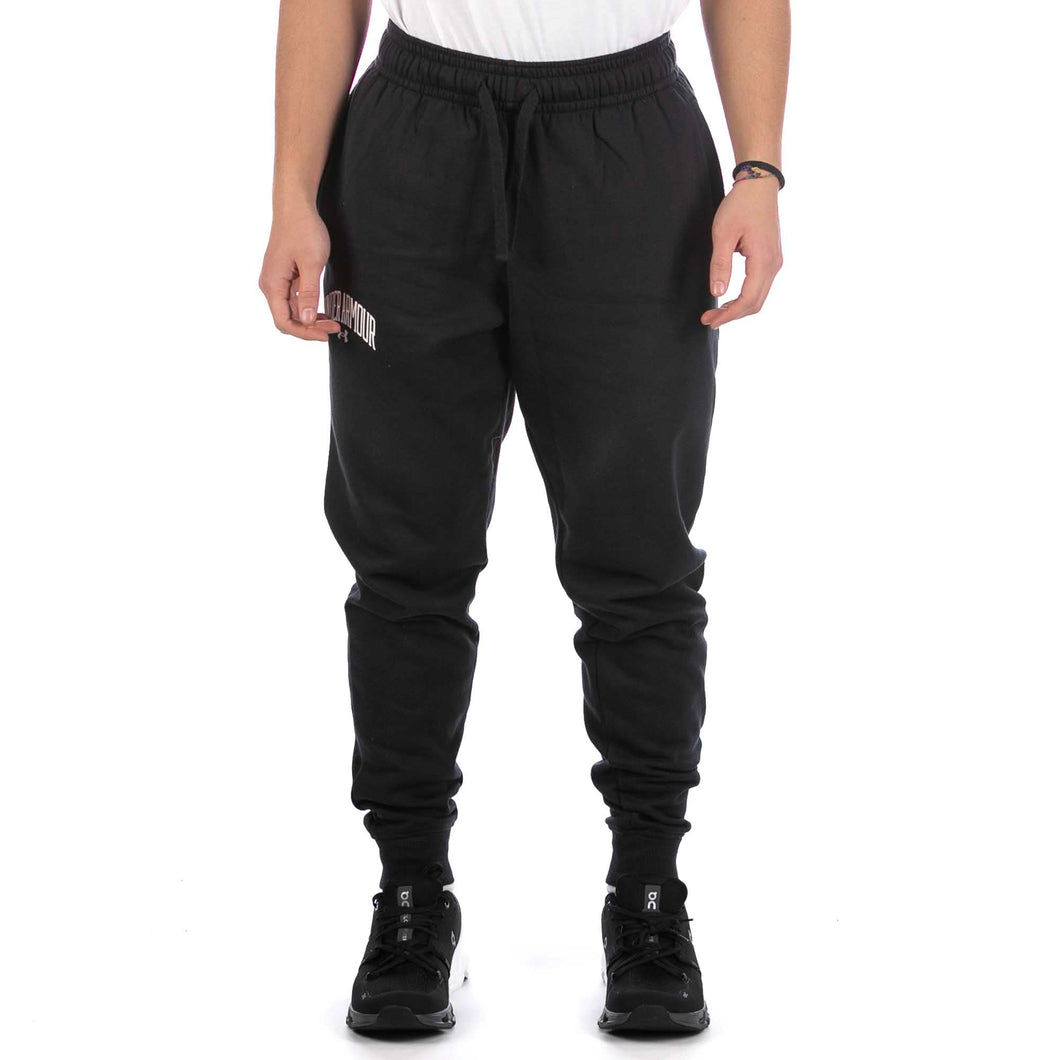 Under Armour Rival Fleece Wordmark Jogger Bottoms in Pile Uomo
