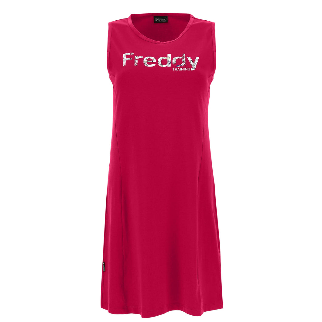 FREDDY - Abito Smanicato con Stampa Floreale Training