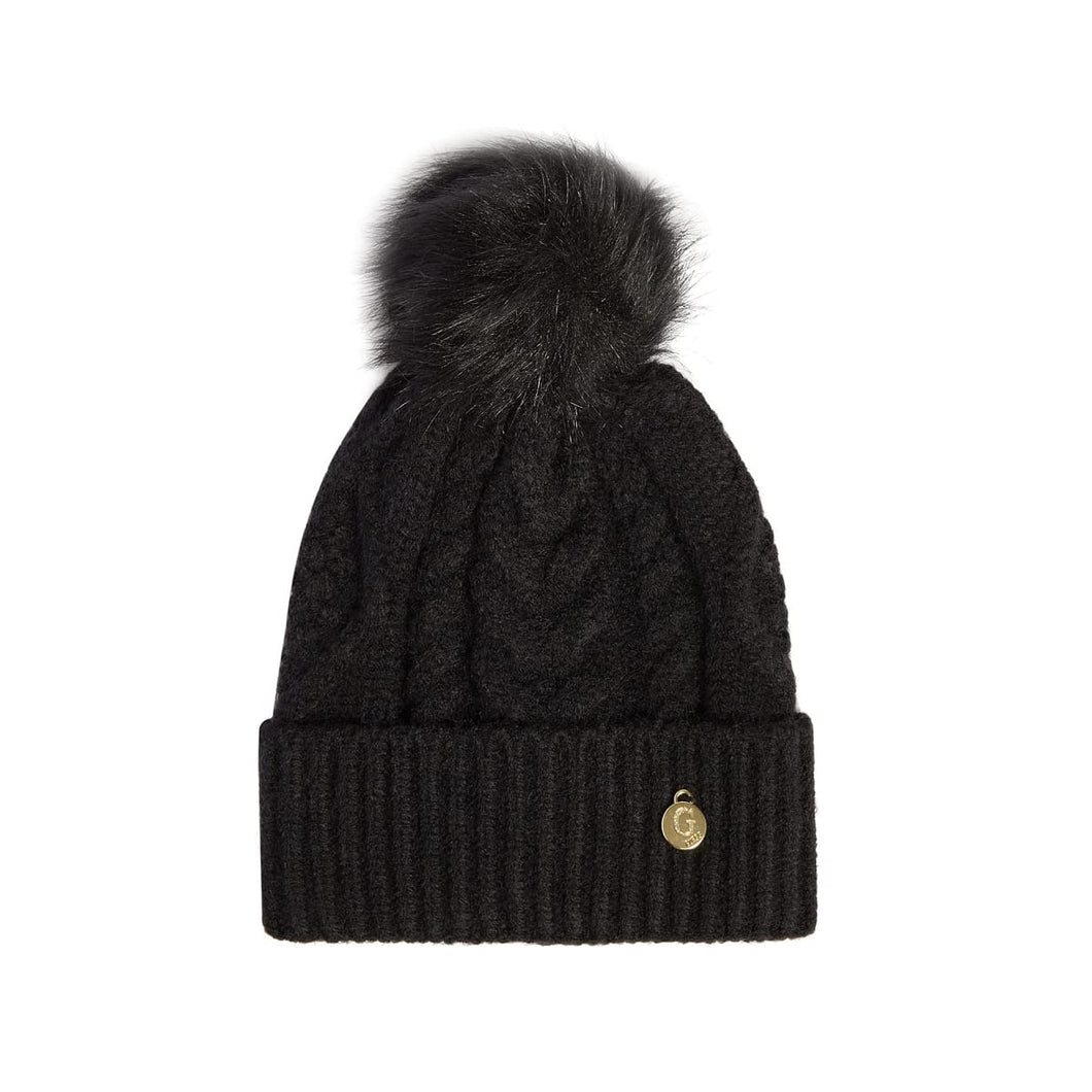 Guess Chunky Rib Donna Cappello Nero