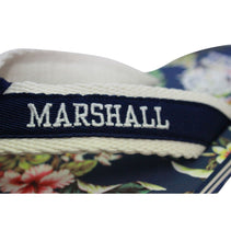 Carica l&#39;immagine nel visualizzatore di Gallery, Franklin &amp; Marshall Navy motivo floreale INFRADITO sandali
