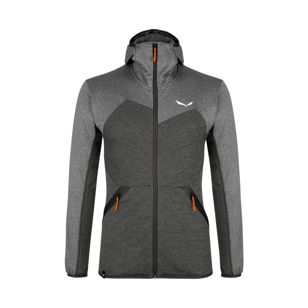 SALEWA Felpa con Cappuccio Puez Melange PL Full Zip
