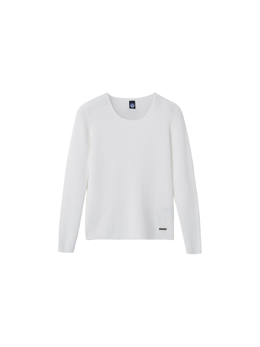 NORTH SAILS Maglione in Cotone con Maniche Lunghe - Costruzione Senza Cuciture e Scollo Tondo