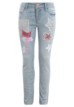 Carica l&#39;immagine nel visualizzatore di Gallery, Desigual - Girl - Jeans con Stelle da Bambina - Mori - Morillo
