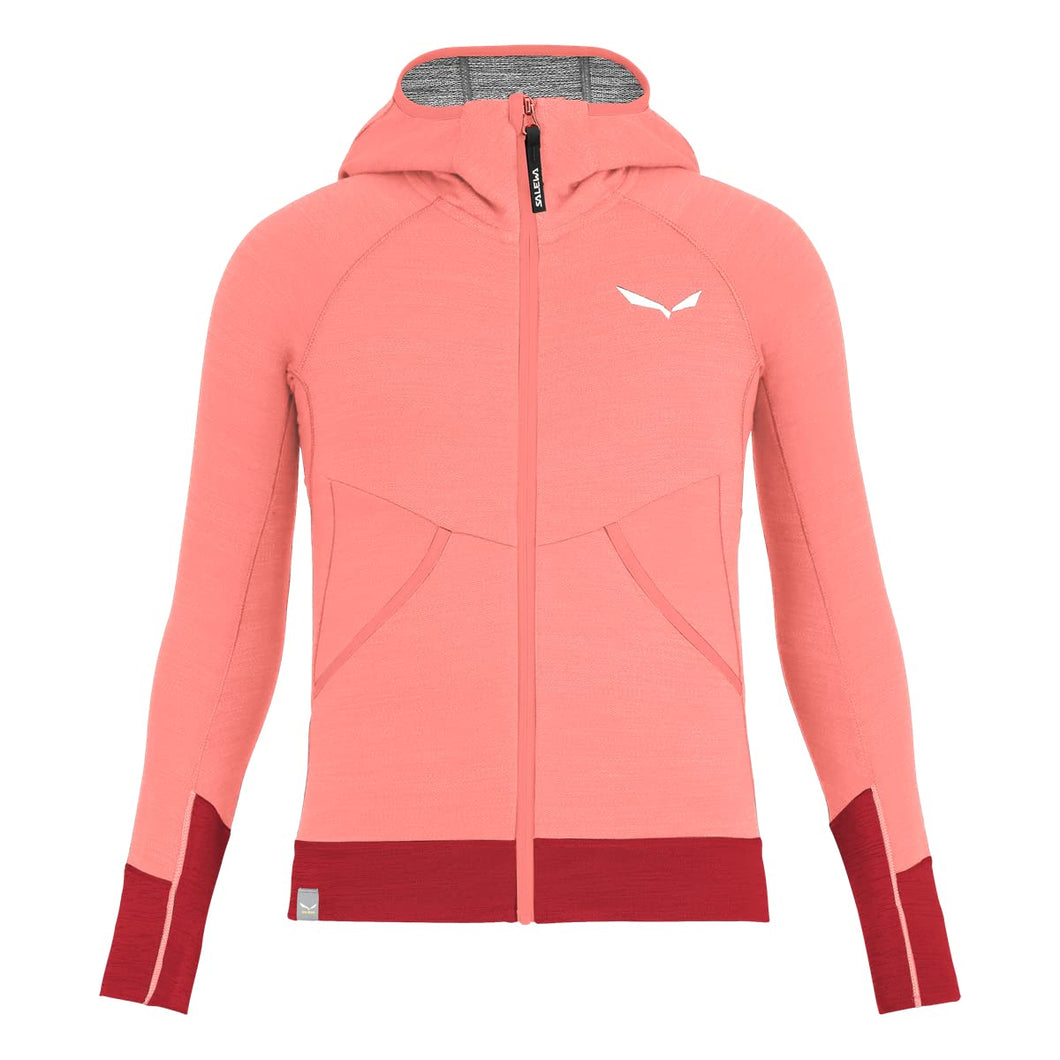 SALEWA Puez Hybrid PL G FZ HDY Felpa Unisex-Bimbi