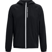 Carica l&#39;immagine nel visualizzatore di Gallery, Under Armour Felpa con cappuccio da donna a maniche lunghe con zip intera nera 8, Nero , 40
