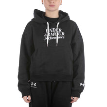 Carica l&#39;immagine nel visualizzatore di Gallery, Under Armour 771374107 001 FELPA ESSENTIAL SCRIPT NERO
