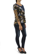 Carica l&#39;immagine nel visualizzatore di Gallery, Desigual T-Shirt Manica Lunga Donna TS KIRUNE 18WWTK93 Graphic Tee m Blu
