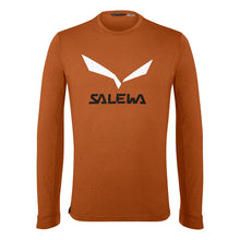 Carica l&#39;immagine nel visualizzatore di Gallery, SALEWA Solidlogo Dry M L/S Tee T-Shirt Uomo
