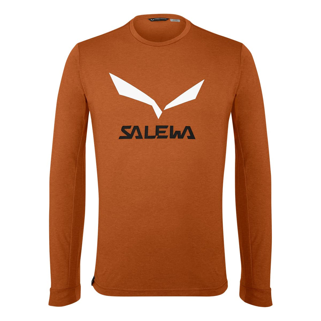 SALEWA Solidlogo Dry M L/S Tee T-Shirt Uomo