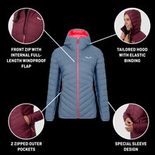 Carica l&#39;immagine nel visualizzatore di Gallery, SALEWA Brenta RDS DWN W Jkt mauvemood/6080
