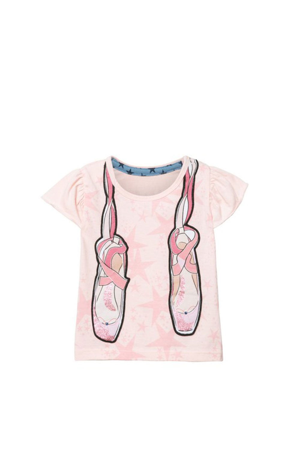 Desigual T-Shirt Bambina TS Dancer 18SYTK02 Graphic Tee 24 Rosa