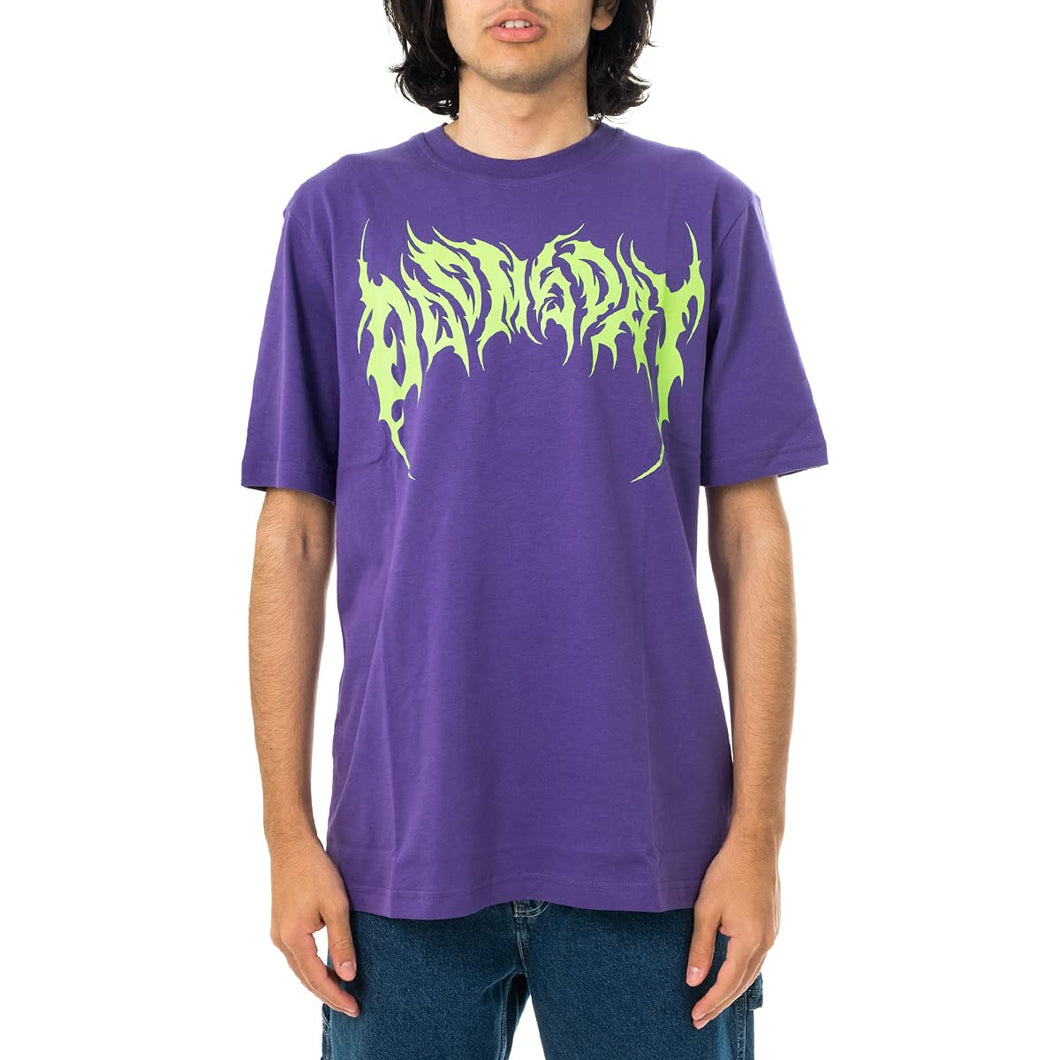 DOOMSDAY T-Shirt Maniche Corte Uomo Dark Purple L