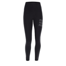 Carica l&#39;immagine nel visualizzatore di Gallery, FREDDY - Leggings Superfit in Felpa Garzata con Grafica in Strass
