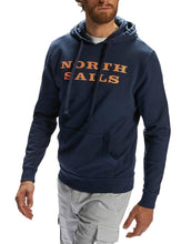 Carica l&#39;immagine nel visualizzatore di Gallery, NORTH SAILS Felpa con Cappuccio da Uomo - 100% Morbido Cotone - vestibilità Comoda - Bordo Sportivo con Ampie Tasche a Marsupio e Bordi a Costine
