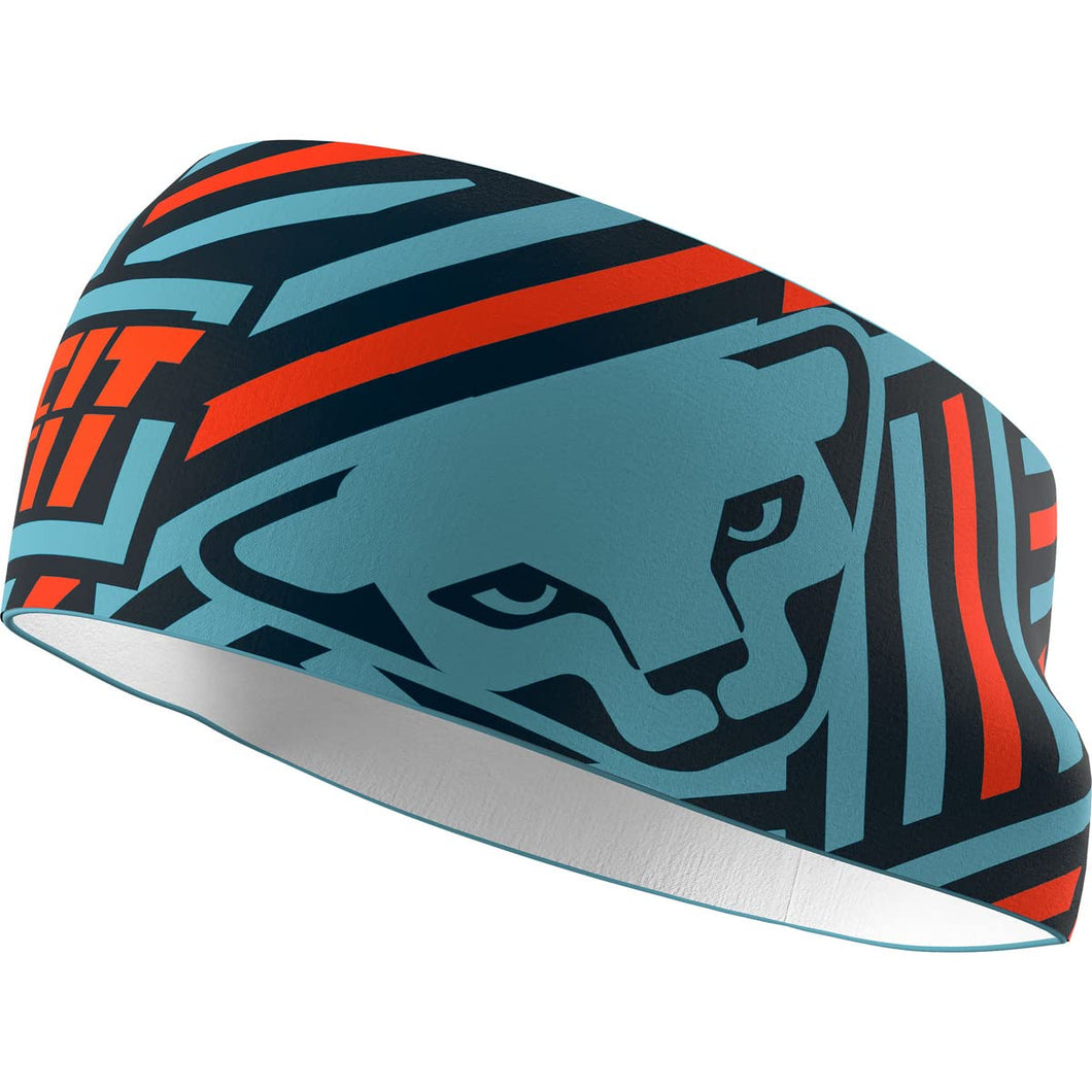 DYNAFIT Graphic Performance Headband Bandana, Storm Blue/3010 Razzle Dazzle, Taglia Unica Unisex-Adulto