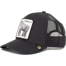 Carica l&#39;immagine nel visualizzatore di Gallery, Qylfsxb Cappellino da Baseball Gorilla King Mesh cap Berretto da Baseball Estivo Goorin Bros Anime Black Trucker Net Hat Cappello da papà Snapback Donna Uomo Women
