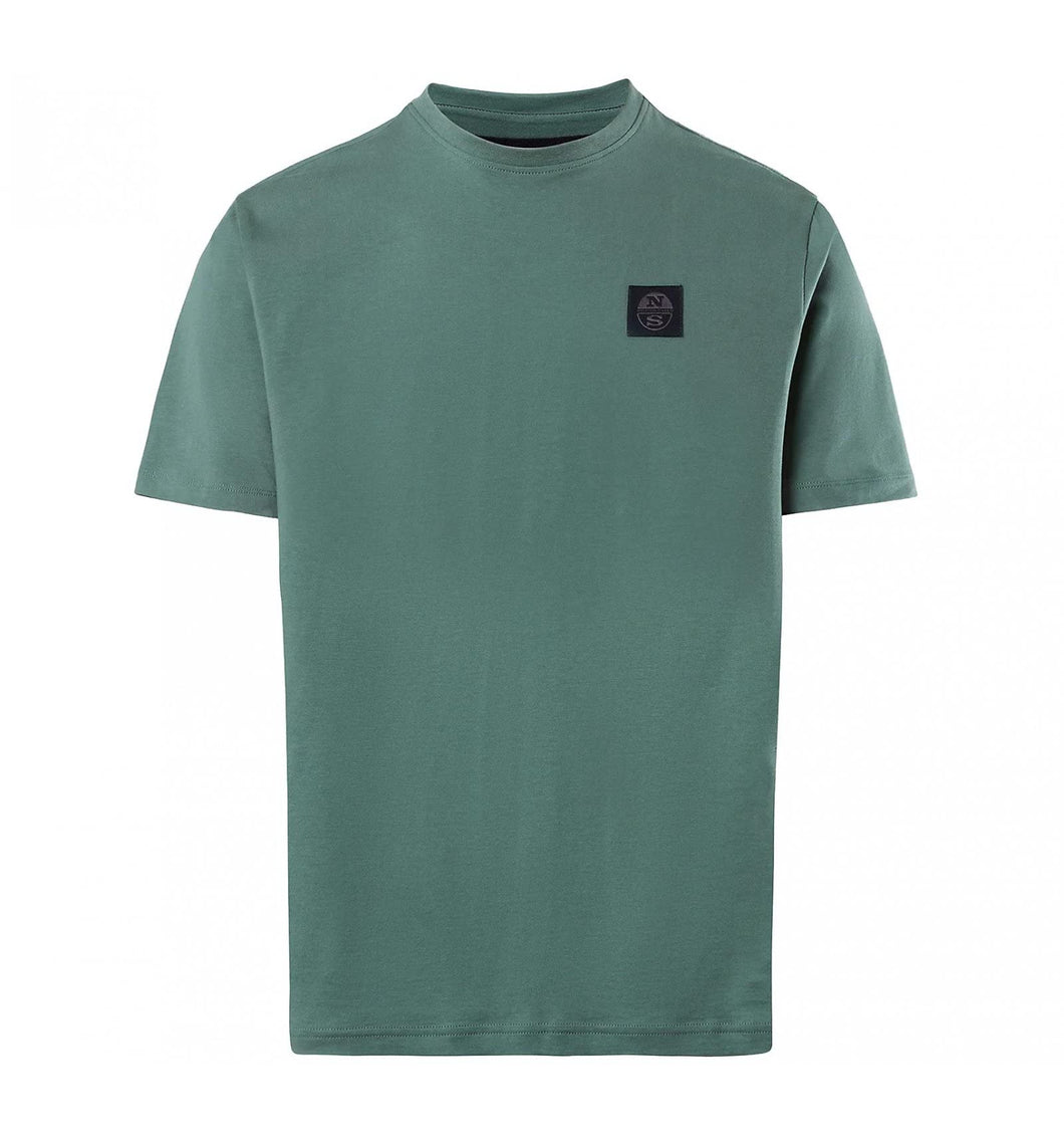 NORTH SAILS - T-Shirt Uomo Coton Organico - M, Military Green