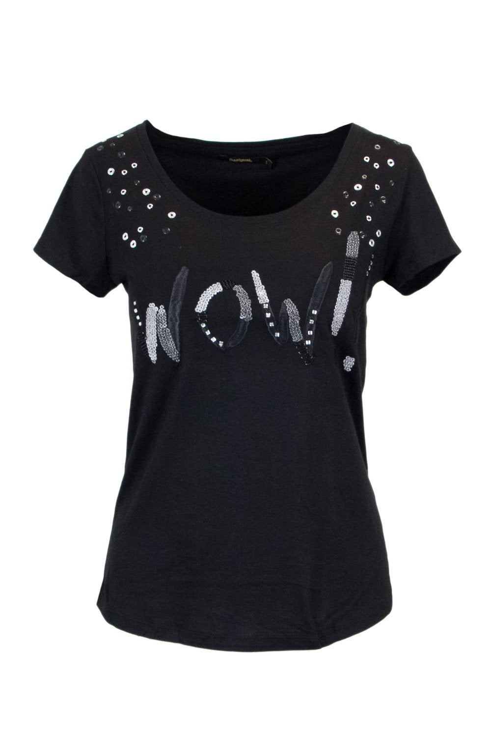 Desigual T-Shirt Donna TS Faye 18SWTKAQ XS Nero