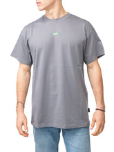 Carica l'immagine nel visualizzatore di Gallery, PROPAGANDA T-Shirt Ribs Gradient Uomo Grigio Maxi Stampa con Logo sul Retro

