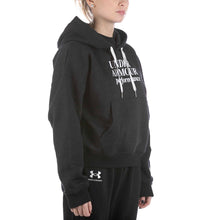 Carica l&#39;immagine nel visualizzatore di Gallery, Under Armour 771374107 001 FELPA ESSENTIAL SCRIPT NERO
